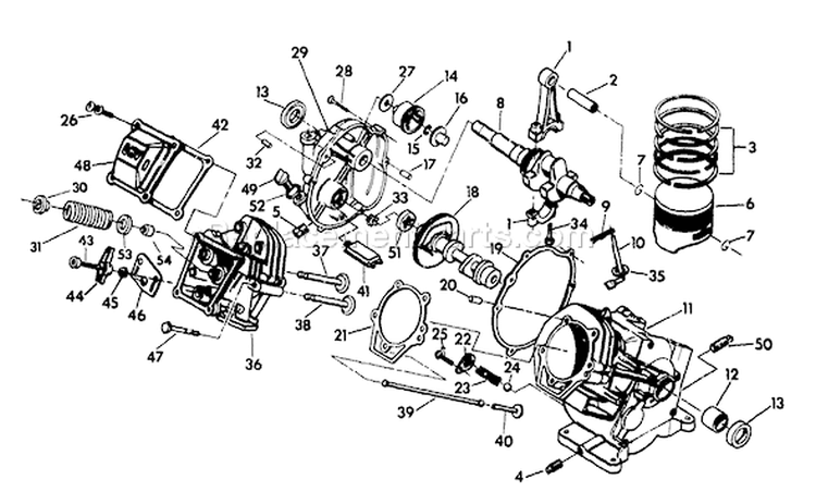 Page A Diagram and Parts List for 9585-1  Briggs and Stratton Pressure Washer